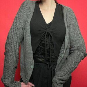 Nile collection / Dark grey button up cardigan 🩶🩶​​​​​